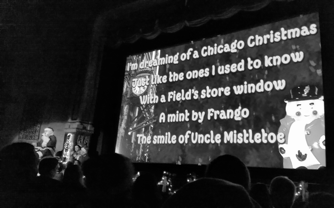 Christmas Sing Along at the Music Box Theater, Chicago, IL. Shot with a Canon 70D.